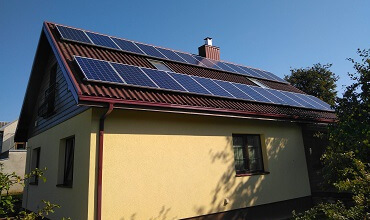 Saulės baterijos privačiam namui Šiauliuose
